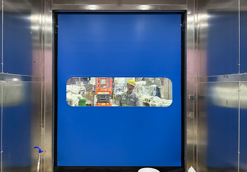 西朗拉链快速门洁净室专款