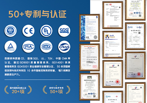 50+专利与认证