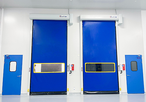 防撞拉链快速门