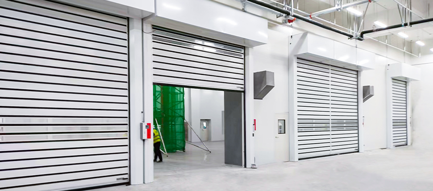 北京北方华创使用西朗快速门图片