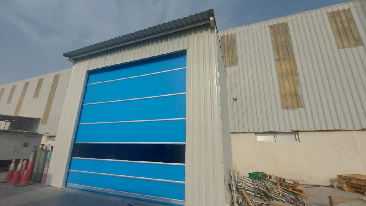 迪拜塑料制品工厂使用西朗快速门 迪拜塑料制品工厂使用西朗快速门